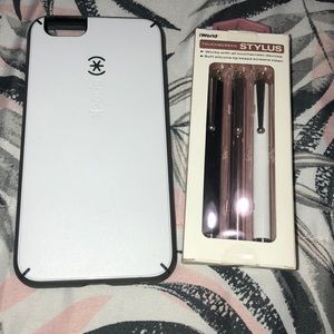 Speck phone case I phone 6s plus &&& 3 pack Stylus